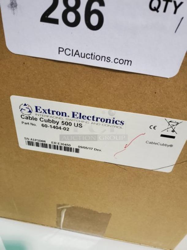 Extron Cable Cubby 500 Cable Access Enclosure for AV Connectivity, Remote Control, and Power. New! - Image 3 of 3