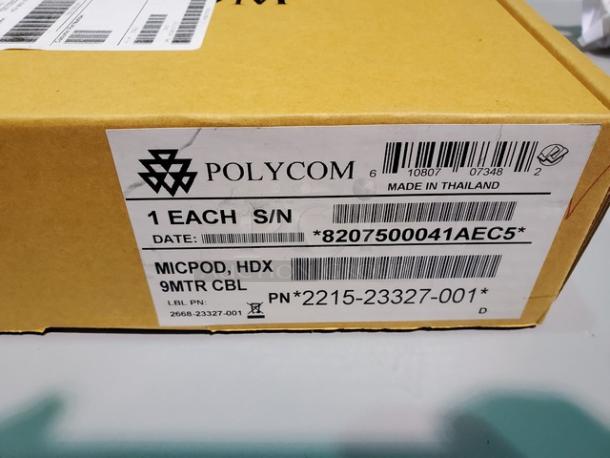 Polycom HDX 9002 is a perfect fit for the conference room that needs the flexibility of multiple cameras and audio/video inputs and outputs. New! - Image 4 of 5