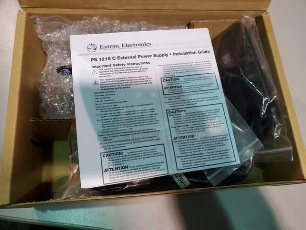 Extron PS 1215 C 12VDC, 1.5A 70-1174-01 Power Supply. New! - Image 3 of 4