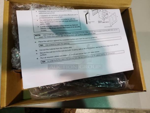 DTP T UWP 232 D Two Input DTP Transmitter for HDMI and VGA with Audio Embedding - Decorator-Style Wallplate. New! - Image 4 of 5