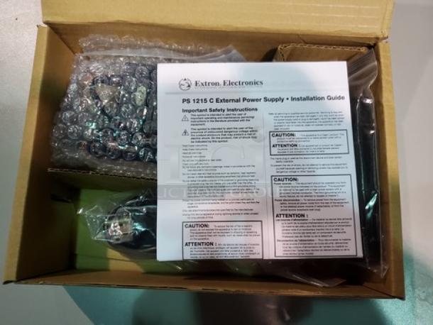 Extron PS 1215 C 12VDC, 1.5A / 70-1174-01 Desktop Power Supply. New! - Image 3 of 4
