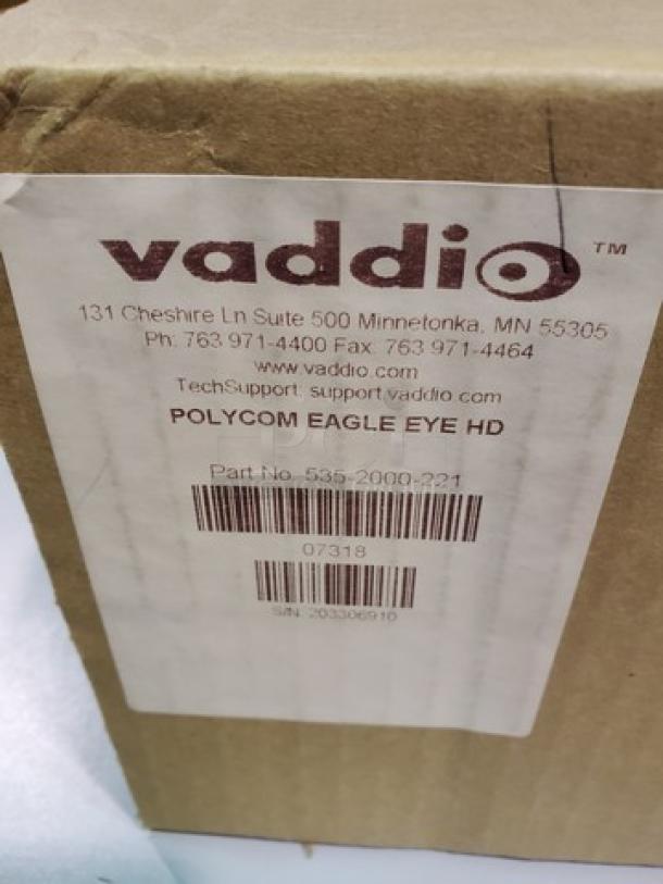 Vaddio Thin Profile Wall Mount Bracket for Polycom EagleEye / EagleEye II / Eagle Eye III. New! - Image 3 of 3
