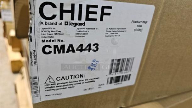Chief CMA443 Above Tile Suspended Ceiling Kit & 3 Inch Fixed Pipe - Image 3 of 3
