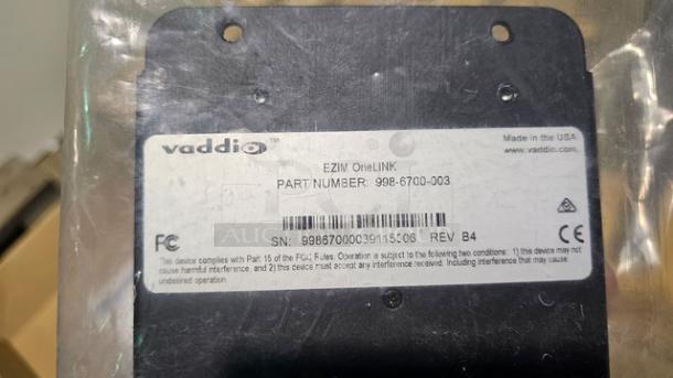 Vaddio 998-6700-003 EZIM OneLink Camera Interface. New - Image 3 of 5