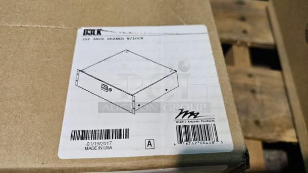 Middle Atlantic 3-Space Rack Drawer. New! - Image 3 of 5