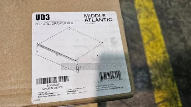 Middle Atlantic UD3 3-Space Rack Drawer. New! - Image 2 of 4