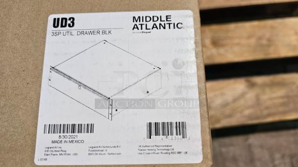 Middle Atlantic UD3 3-Space Rack Drawer. New! - Image 2 of 3