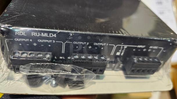 RU-MLD4 Microphone / Line Distribution Amplifier - 1x4. New! - Image 3 of 3