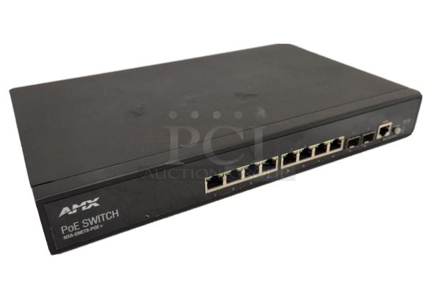 AMX NXA-ENET8-2POE Gigabit Ethernet Layer 2 PoE Switch. New! - Image 1 of 5