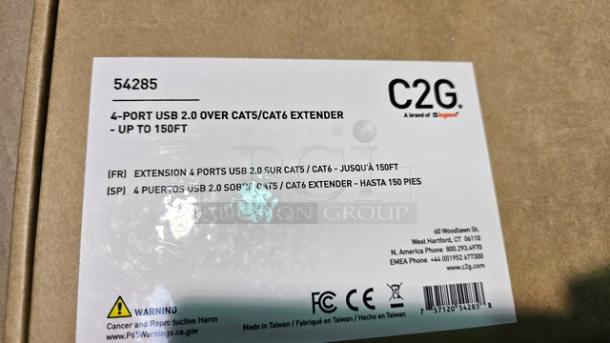 4-Port USB 2.0 Over Cat5/Cat6 Extender - up to 150ft. New! - Image 2 of 3