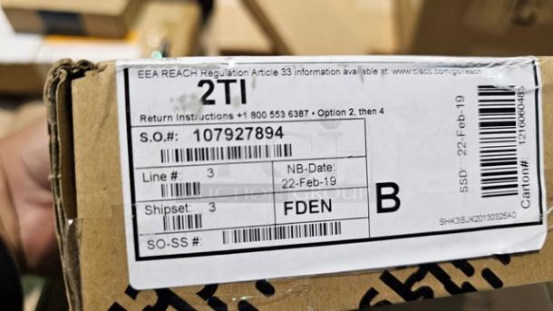 Cisco 2TI Ser #107927894. New! - Image 1 of 2