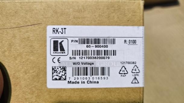 Kramer RK-3T-B 19" Rack Adapter. New! - Image 2 of 3