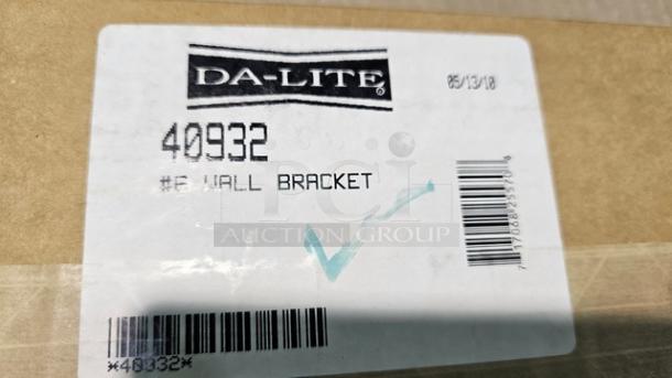 Da-Lite 40932 #6 Wall Mount Brackets - Image 3 of 3