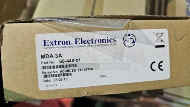Extron MDA 3A Three Output Stereo Audio Distribution Amplifier. New! - Image 3 of 3