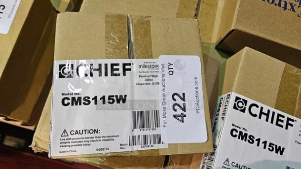 Chief CMS115W 6 Inch (152 mm) Speed-Connect Ceiling Plate in White. New! - Image 4 of 4
