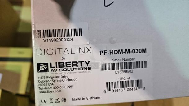 DigitaLinx PF-HDM-M-030M, 100 Foot Liberty Hybrid High Speed HDMI AOC. New! - Image 2 of 3