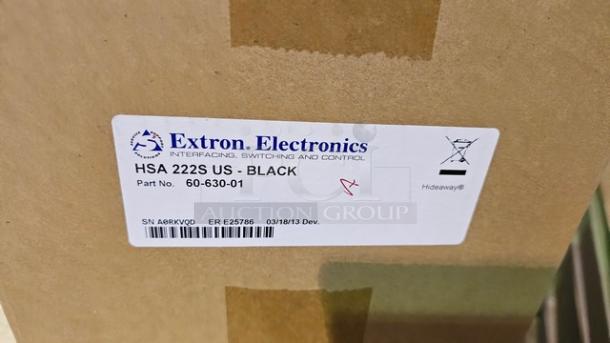 Extron Hideaway HSA 222S Compact, Fixed Configuration, HSA - Hideaway Surface Access Enclosure with AV Connectivity and AC Power. - Image 2 of 4