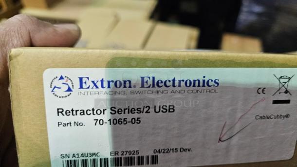 Extron Retractor USB 2.0 Type-A to USB Type-A; 3 feet (90 cm). New! - Image 2 of 3