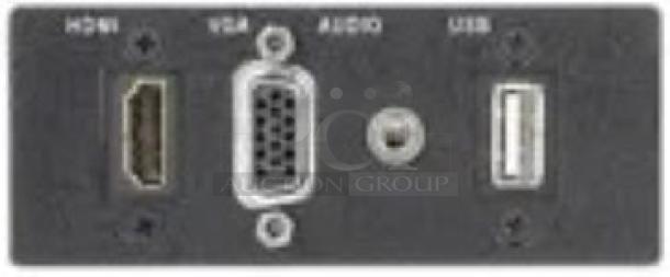 Extron AAP Super Plate 100, Black / 70-1076-02 Architectural Adapter Plate. - Image 1 of 2