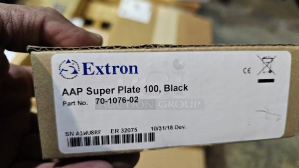Extron AAP Super Plate 100, Black / 70-1076-02 Architectural Adapter Plate. - Image 2 of 2