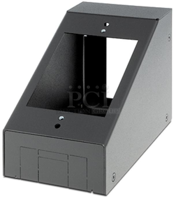 Extron SMB 101	One-gang, black	Part Number: 60-1292-02 - Image 1 of 3
