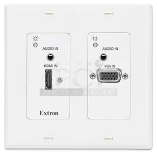 Extron DTP T UWP 4K 232 D	HDMI, VGA Decorator Tx, White – 230 feet (70 m)	Part Number: 60-1755-13