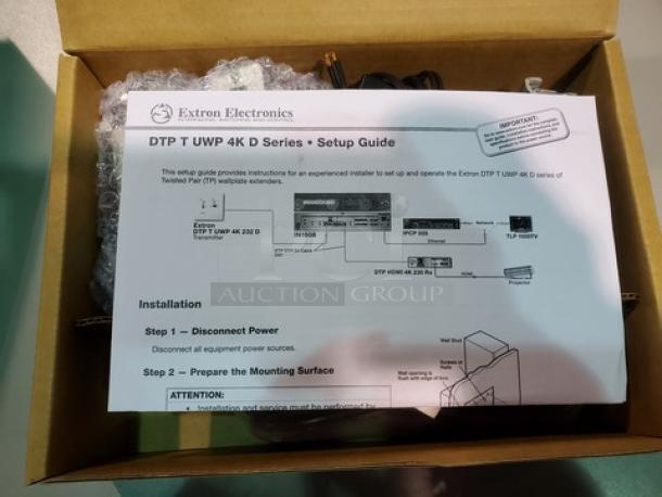 Extron DTP T UWP 4K 232 D	HDMI, VGA Decorator Tx, White – 230 feet (70 m)	Part Number: 60-1755-13 - Image 4 of 5