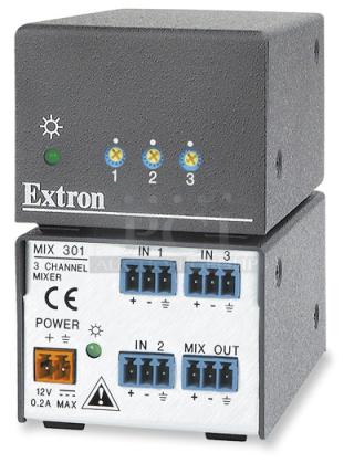 Extron MIX 301 Three Channel Line Level Mixer