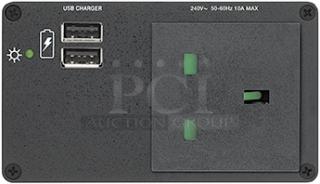 Extron AC+USB 212 UK	UK (1) AC & (2) USB Outlets	Part Number: 60-1384-02