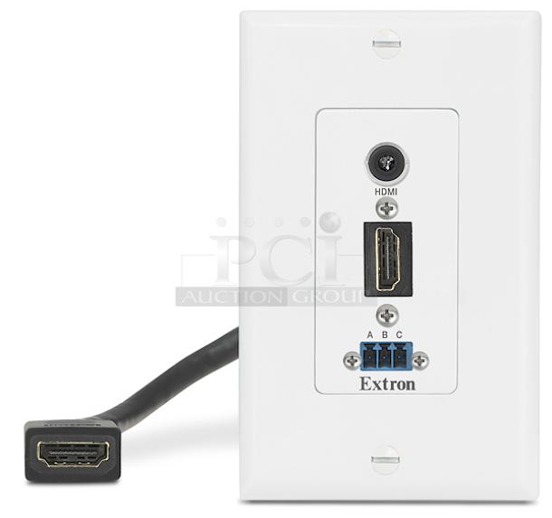 Extron WPD 110 A	WPD 110 A	HDMI w/Audio Captive Screw and Control; White	Part Number: 70-726-63 - Image 1 of 3