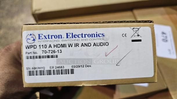Extron WPD 110 A	WPD 110 A	HDMI w/Audio Captive Screw and Control; White	Part Number: 70-726-63 - Image 2 of 3