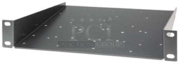 Extron HRB 109	HRB 109	1U Basic Half Rack Shelf, gray Part Number: 60-1251-10 - Image 1 of 3