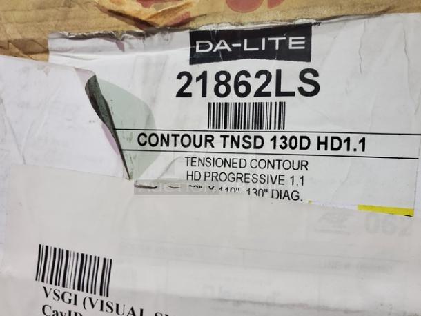 Da-Lite Contour Electrol Tensioned 21862LS - 130" diag.(69x110) - [16:10] - HD Progressive 1.1 - Image 8 of 9