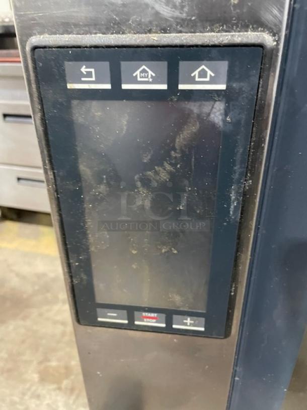 UNOX ChefTop Mind Maps Series Commercial Stainless Steel Electric Powered Combi Convection Oven! With Built In Hood! With Built In Pan Holding Racks & Wire Racks! Model: XAVC-10FS-EPL SN: 2016K0082246! 208-240V 3 Phase! On Legs! - Image 6 of 9