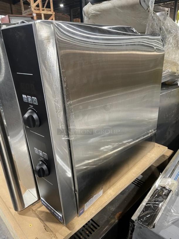 New In The Box! Scratch-N-Dent! Moffat Turbofan Series Commercial Stainless Steel Electric Powered Countertop Mini Convection Oven! Model: E31D4! 208V 1 Phase! With Legs! - Image 4 of 12
