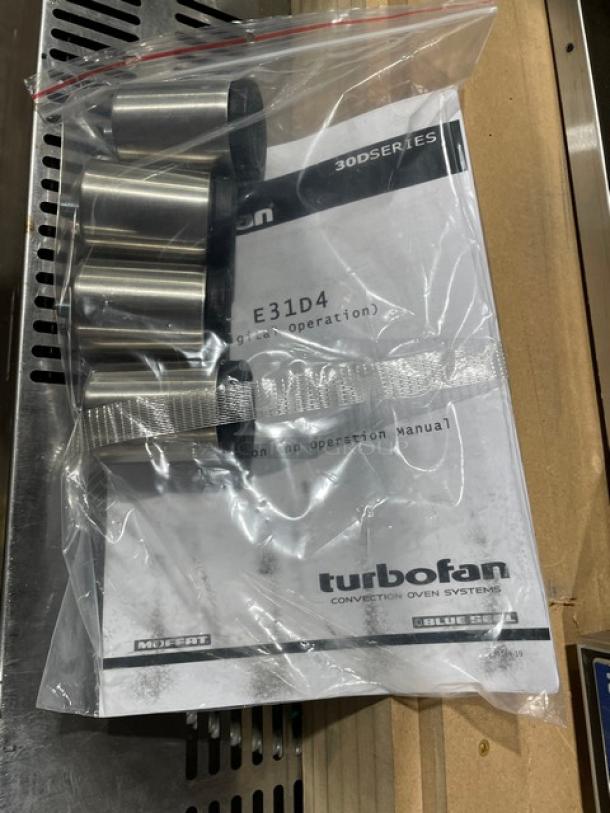New In The Box! Scratch-N-Dent! Moffat Turbofan Series Commercial Stainless Steel Electric Powered Countertop Mini Convection Oven! Model: E31D4! 208V 1 Phase! With Legs! - Image 9 of 12