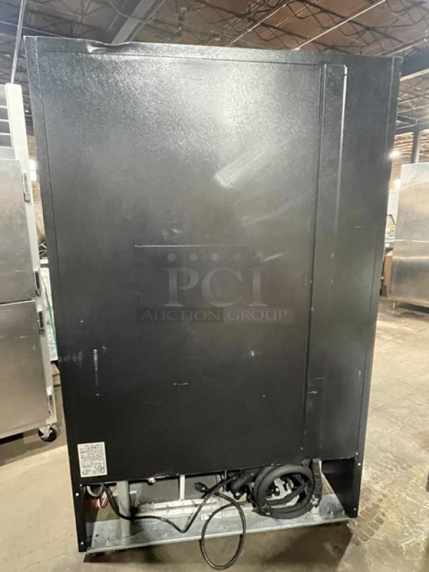 Minus Forty Commercial Black Double Glass Door Reach In Merchandiser Freezer! With Poly Coated Wire Racks! With LED Lighting! Model: 44-UDGF-X1-SD SN: 145883! 115/208-230V! - Image 3 of 9