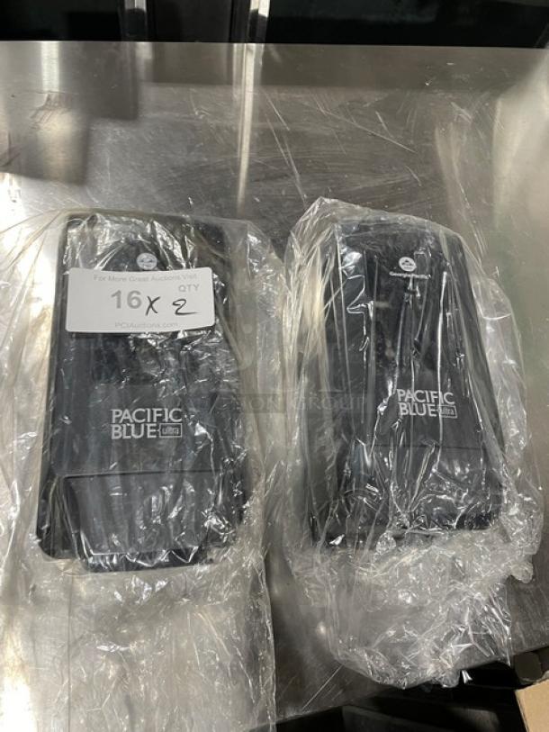 New! Georgia-Pacific Blue Ultra Series Commercial Wall Mounted Manual Soap/Sanitizer Dispenser! 2X Your Bid! - Image 1 of 6