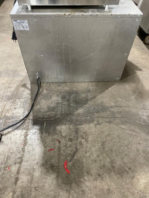 APW Wyott X-Pert Series Commercial Stainless Steel Electric Powered Free Standing Double Warming Drawer! Model:  HDDi-2-120-B-S SN: 813931406004! 120V 1 Phase! - Image 4 of 8