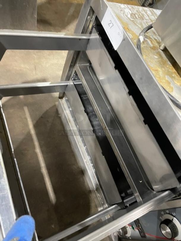APW Wyott X-Pert Series Commercial Stainless Steel Electric Powered Free Standing Double Warming Drawer! Model:  HDDi-2-120-B-S SN: 813931406004! 120V 1 Phase! - Image 6 of 8