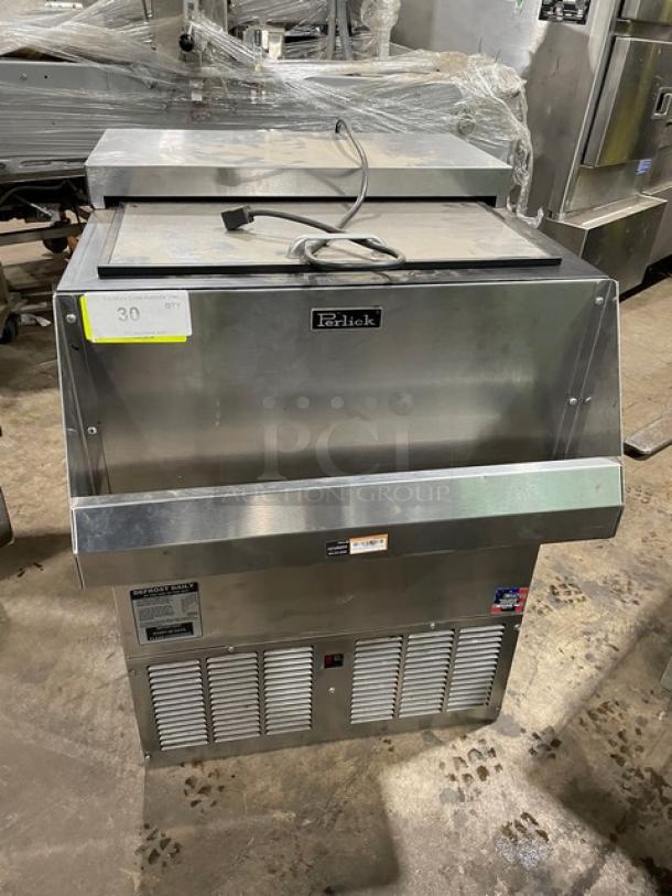 Perlick Commercial Stainless Steel Underbar Glass Froster! With Poly Coated Wire Rack! Model: FR24 SN: 770040! 115V 1 Phase! - Image 1 of 8