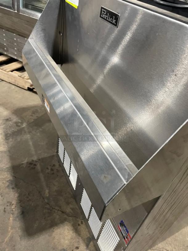 Perlick Commercial Stainless Steel Underbar Glass Froster! With Poly Coated Wire Rack! Model: FR24 SN: 770040! 115V 1 Phase! - Image 7 of 8