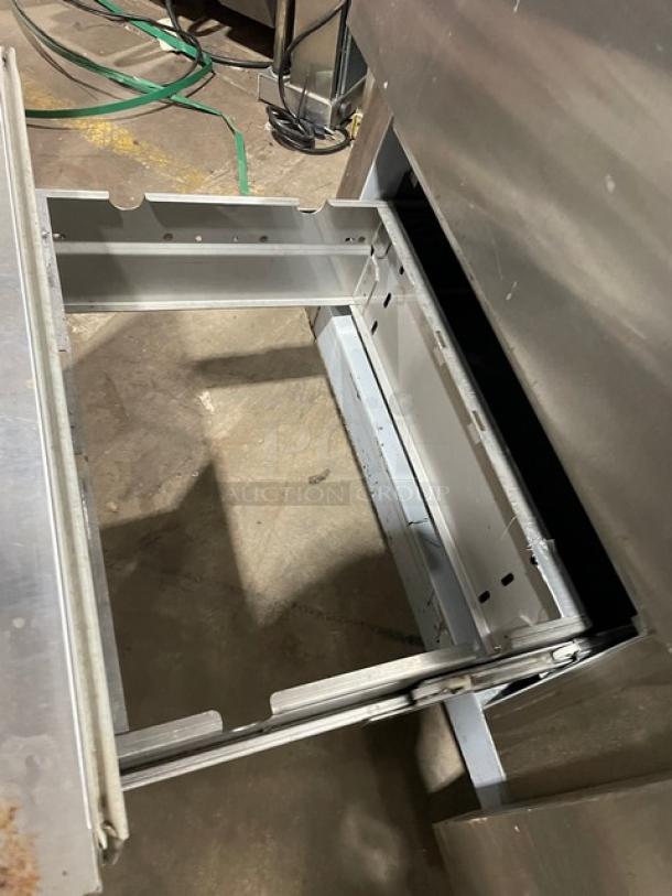 Hoshizaki Commercial Stainless Steel 4 Drawer Worktop Freezer! With Back Splash! Model: CRMF48-WD4 SN: G50026D! 115V 1 Phase! On Casters! Unit Powers On, Does Not Get Cold! - Image 6 of 8