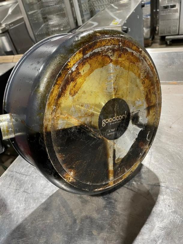 GoodCook Commercial 4.7Qt.  Non-Stick Brazier/Rondeau Pan! With Handles! - Image 4 of 4