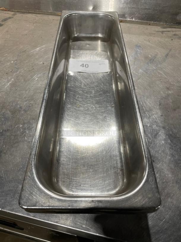 Lot Of Commercial Stainless Steel Steam Table/Hotel Pans! All One Money! - Image 1 of 3