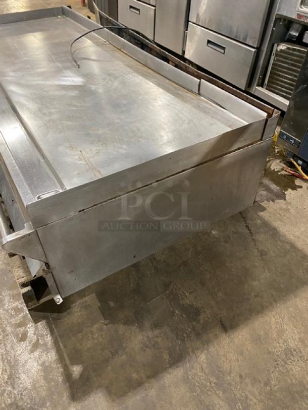 Wolf Commercial Stainless Steel Natural Gas Powered 72" Mirror Shine Polished Top Flat Griddle! With Thermostatic Controls! - Image 2 of 7