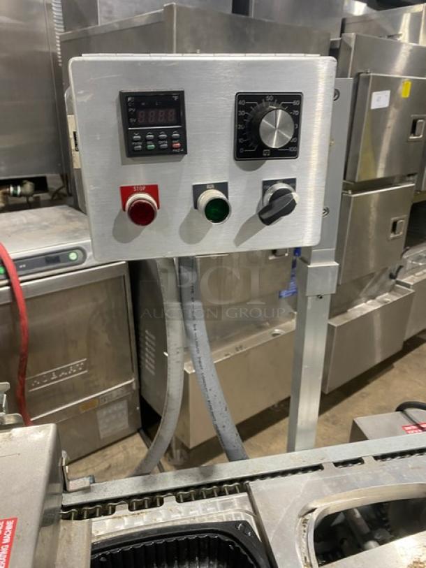 Form Plastics Commercial Stainless Steel Automatic Tray Sealing Machine! Model: AL-300X SN: 3X1103001! 120V 1 Phase! - Image 9 of 12