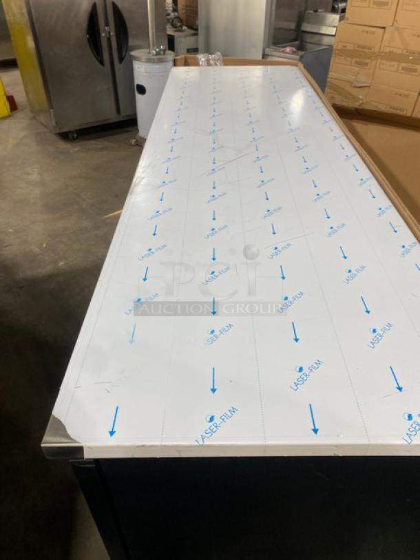 New In The Box! Scratch-N-Dent! Micro Matic Pro-Line E-Series Commercial Black 3 Door Refrigerated Back Bar Cooler! With Stainless Steel Worktop! With Lock & Keys! Model: MBB 94 E-WW-HC SN: 8101869696! 115V 1 Phase! - Image 7 of 12