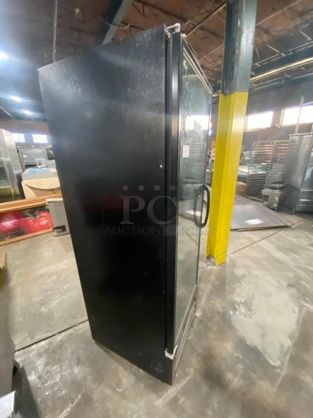 Master-Bilt BLG Plus Series Commercial Black Single Glass Door Reach In Freezer Merchandiser! Energy Star Certified! With Adjustable Wire Racks! Model: BLG-23-HGP SN: 196993 KEE01! 115V 1 Phase! - Image 2 of 8