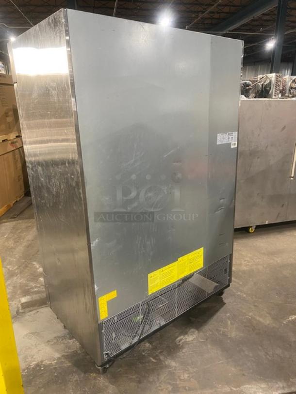 Maxx Cold Commercial Stainless Steel Solid 2 Door Reach In Freezer! With Poly Coated Wire Racks! Model: MXSF-49FDHC SN: 210010009! 115V 1 Phase! On Casters! - Image 4 of 9